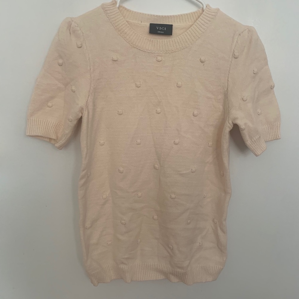 Short-Sleeve Sweater